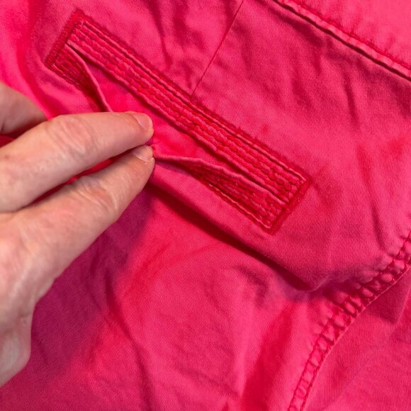 TWO Pairs Khaki Shorts- Maurice's SIZE 9/10 Watermelon AND Old Navy SIZE 8 White - Picture 4 of 13